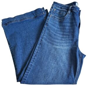 Driftwood Blue Wide Legged Martha Jeans. Sz. 30